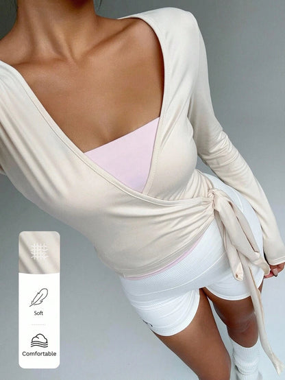 Pilates Wrap Tops