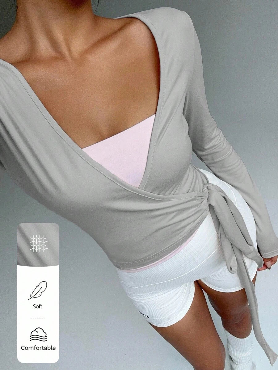 Pilates Wrap Tops