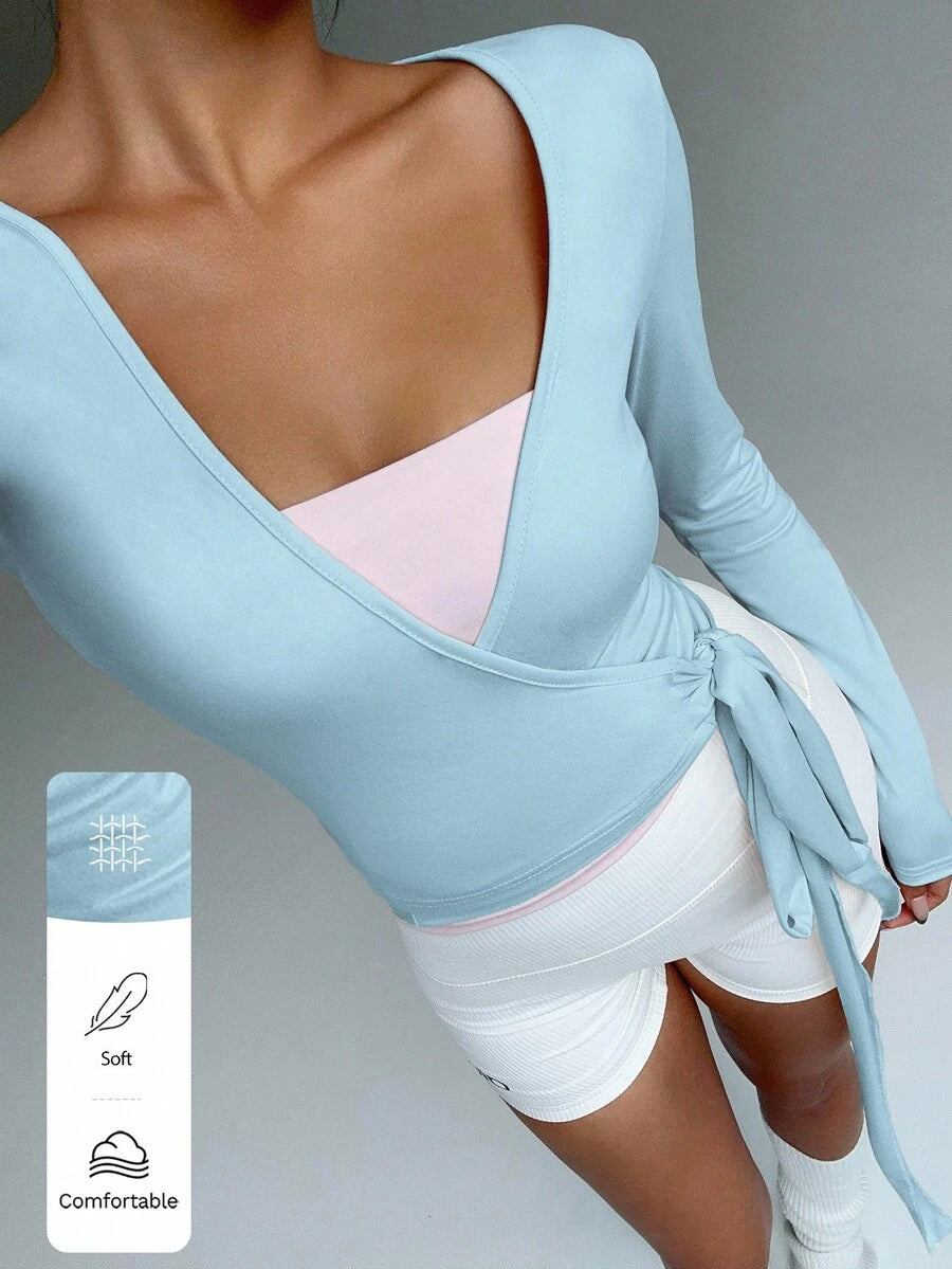 Pilates Wrap Tops