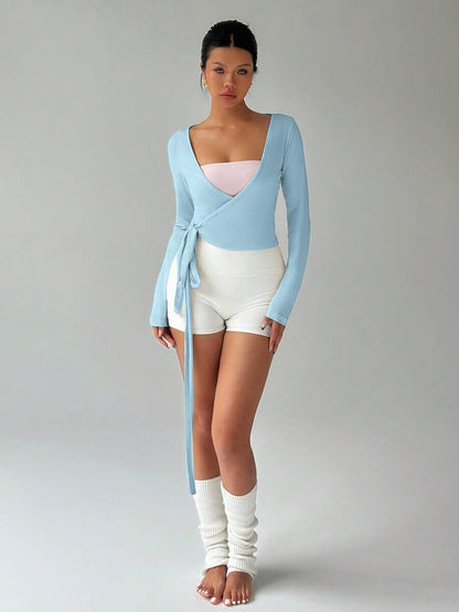 Pilates Wrap Tops