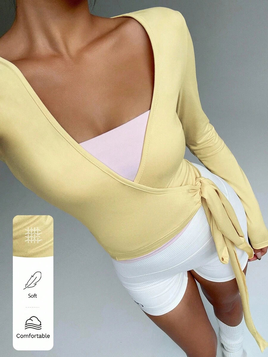 Pilates Wrap Tops