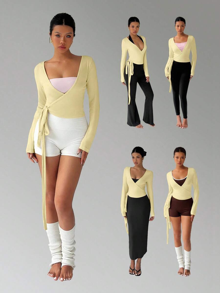 Pilates Wrap Tops