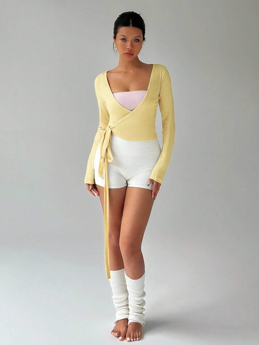 Pilates Wrap Tops