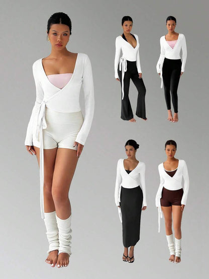 Pilates Wrap Tops