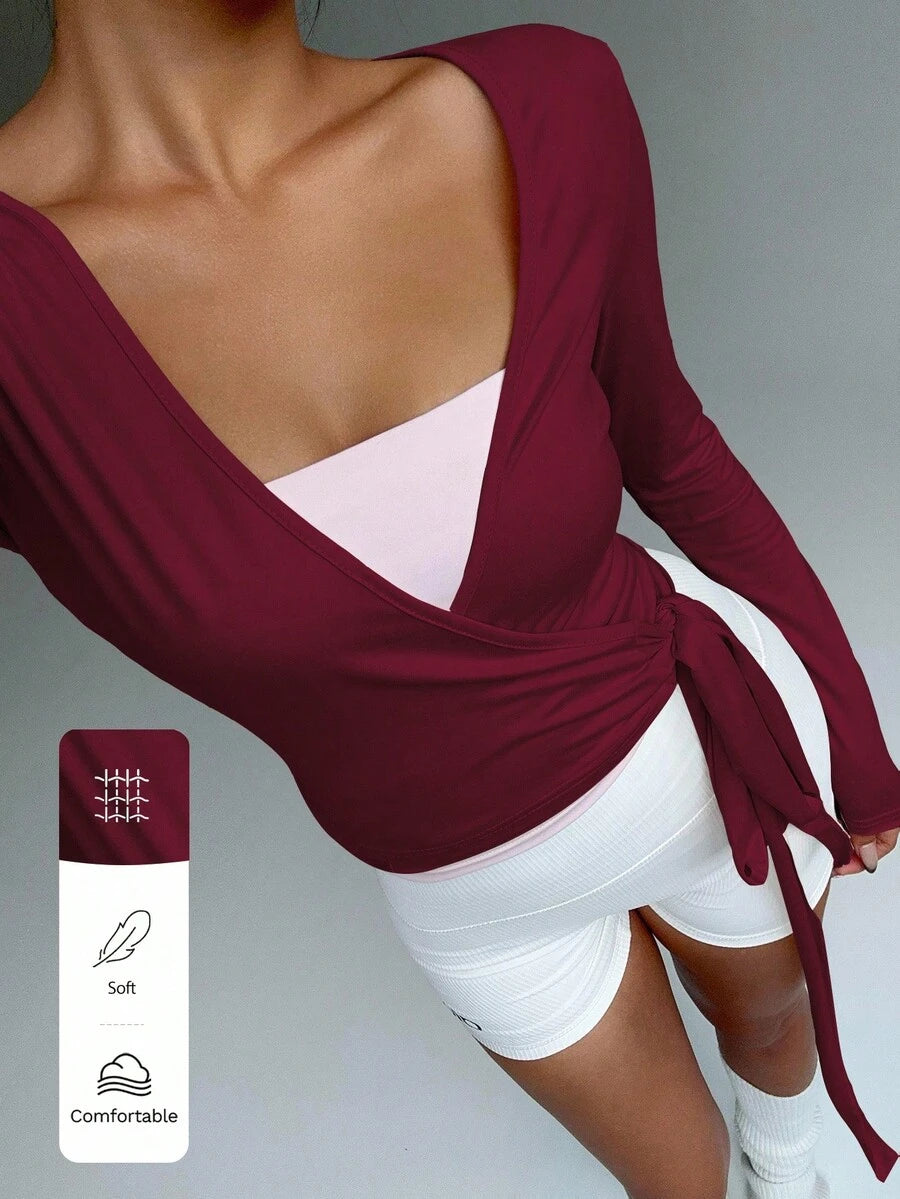 Pilates Wrap Tops