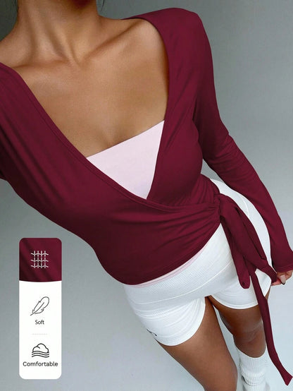 Pilates Wrap Tops