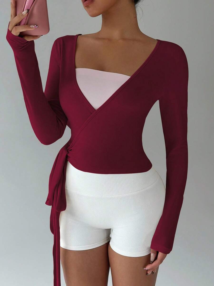 Pilates Wrap Tops