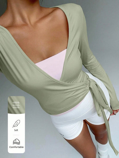 Pilates Wrap Tops