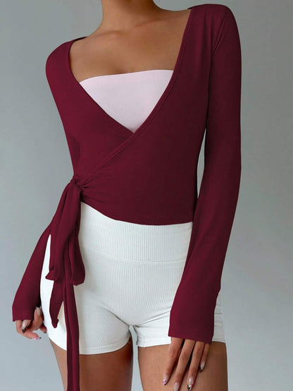 Pilates Wrap Tops