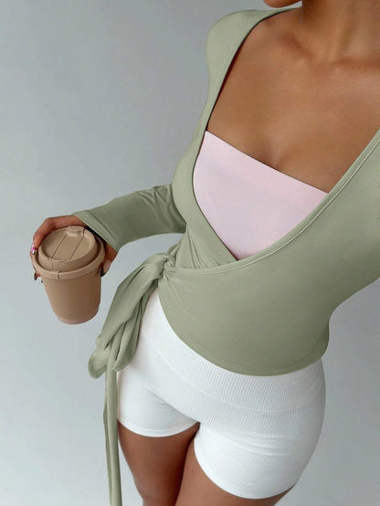 Pilates Wrap Tops
