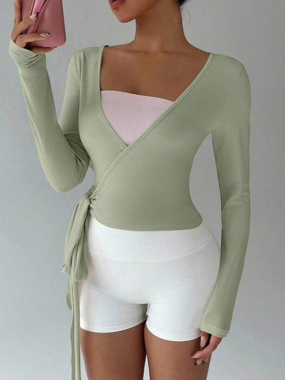 Pilates Wrap Tops