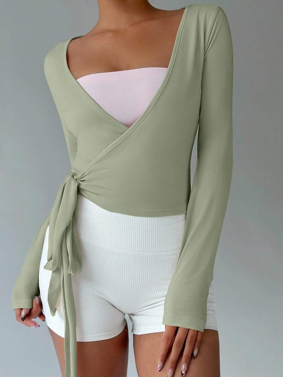 Pilates Wrap Tops