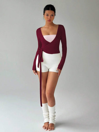Pilates Wrap Tops