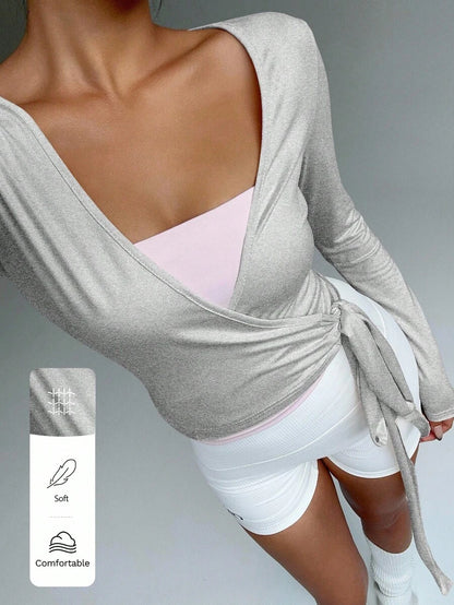 Pilates Wrap Tops