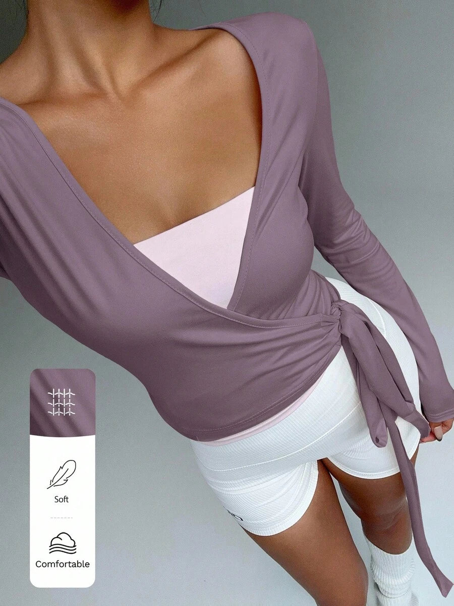 Pilates Wrap Tops