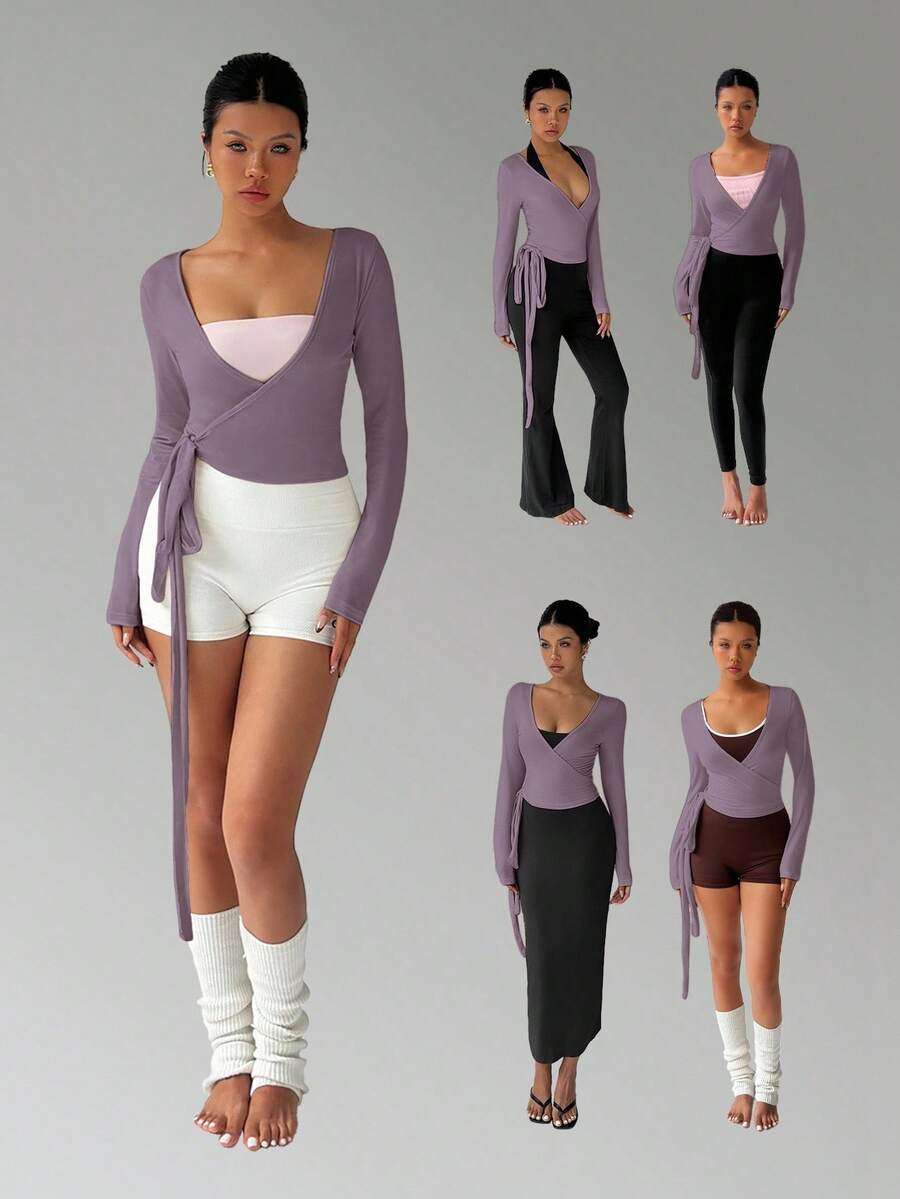 Pilates Wrap Tops