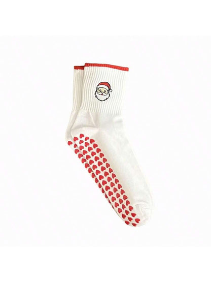 EU Size 36-43, 1 Pair/Women's Pilates Non-Slip Socks, Yoga Non-Slip Socks, Cute Ballet Non-Slip Sports Socks
