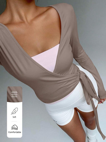 Pilates Wrap Tops