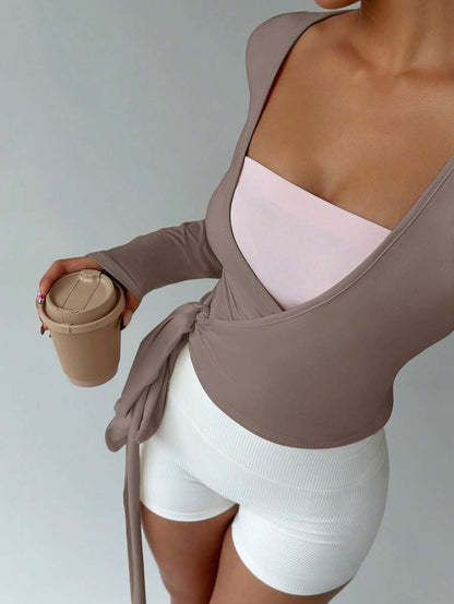 Pilates Wrap Tops