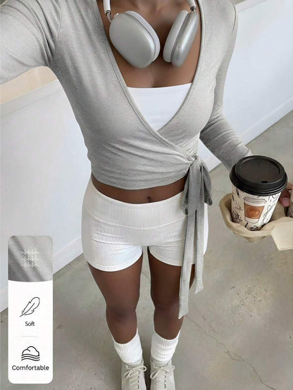 Pilates Wrap Tops