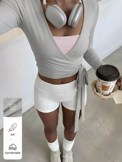 Pilates Wrap Tops