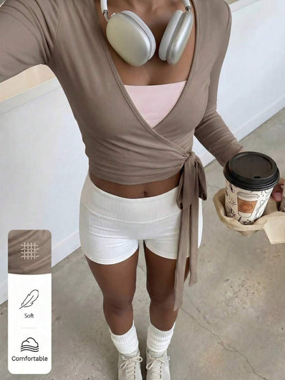 Pilates Wrap Tops