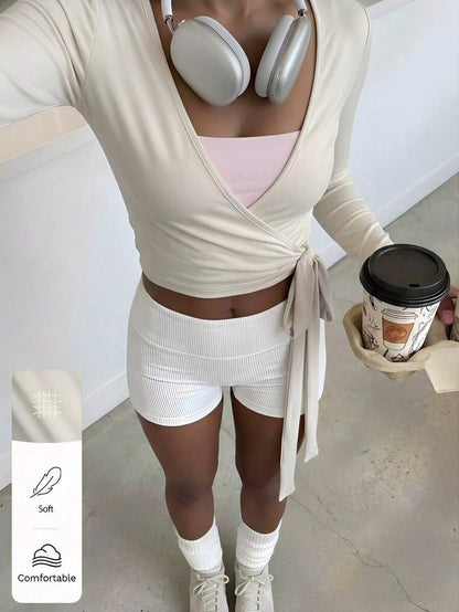 Pilates Wrap Tops