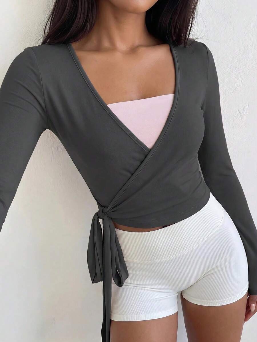 Pilates Wrap Tops