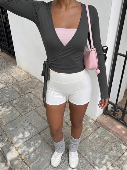Pilates Wrap Tops
